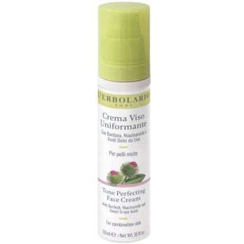 Крем улучшающий тон комбинированной кожи с лопухом L`Erbolario Crema Viso Uniformante 50 мл