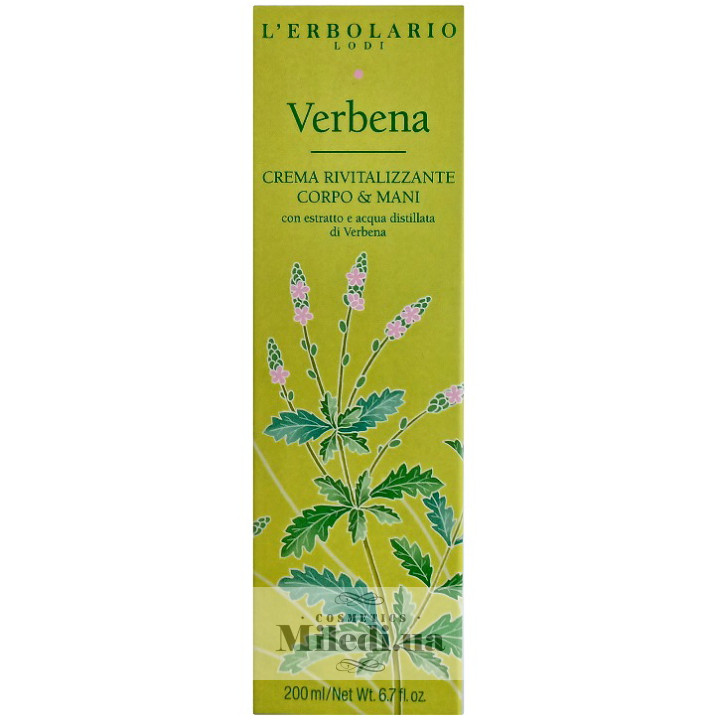 Ароматизированный крем для тела и рук L'Erbolario Вербена, 200 мл
