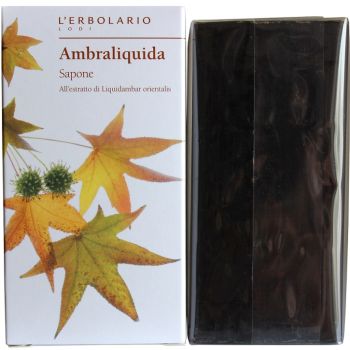 Душистое натуральное мыло Амбровое дерево Легкая амбра L`Erbolario Ambraliquida Sapone 100 г