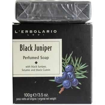 Ароматне натуральне мило Чорний ялівець L'Erbolario Ginepro Nero Sapone Profumato 100 г