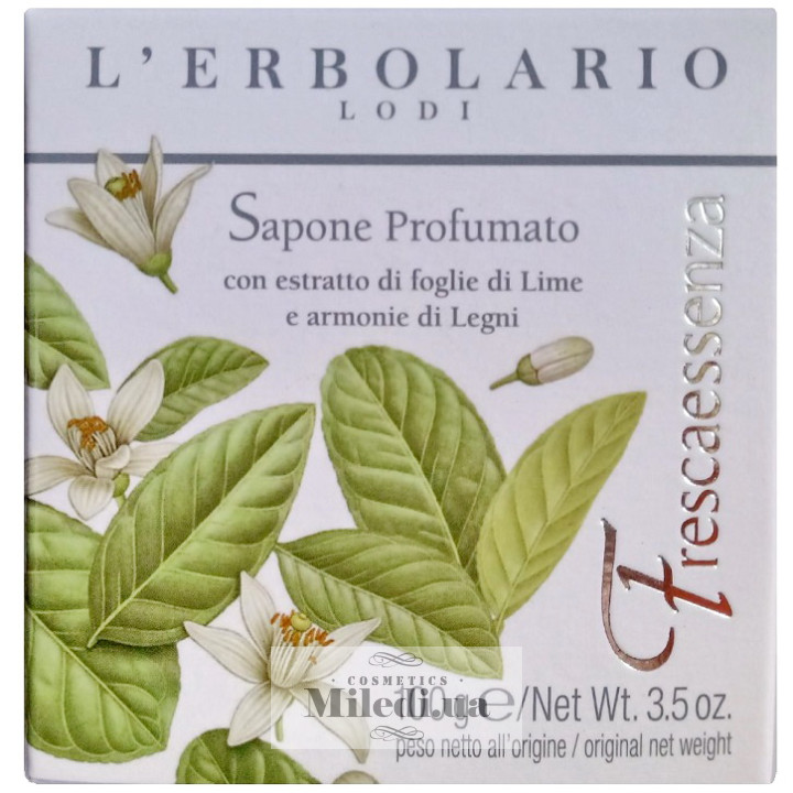 Мило L`Erbolario Есенція свіжості ароматне натуральне, 100 г