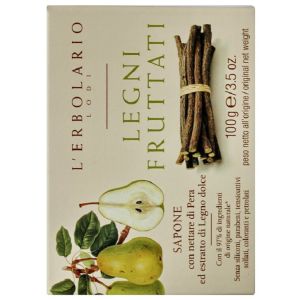 Ароматне натуральне мило Фрукти та коріння L'Erbolario Legni Fruttati Sapone 100 г