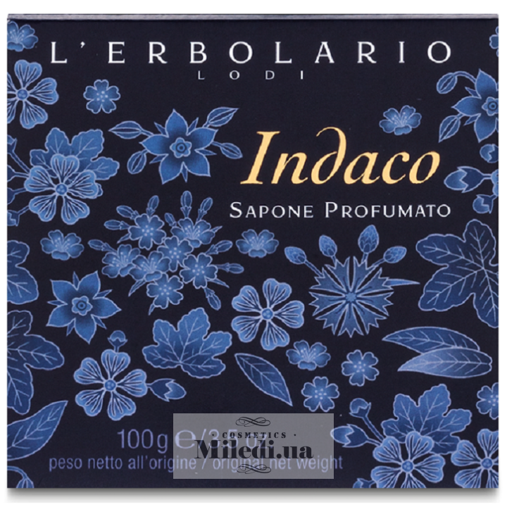 Мило L`Erbolario Індиго ароматне натуральне, 100 г