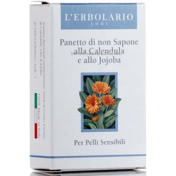 Нещелочное мыло с календулой и жожоба L`Erbolario Panetto Di Non Sapone Alla Calendula e Allo Jojoba 75 г