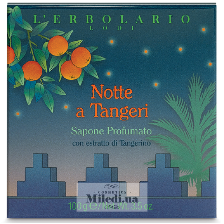 Мило L`Erbolario Ніч у Танжері Sapone Profumato, 100 г