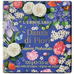Душистое натуральное мыло Вальс цветов L`Erbolario Danza di Fiori Sapone Profumato 100 г