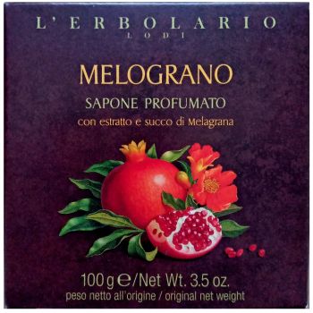 Ароматне натуральне мило Гранат L`Erbolario Sapone Profumato Melograno 100 г