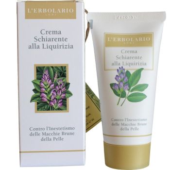 Відбілюючий крем з лакричником L`Erbolario Crema Schiarente alla Liquirizia 50 мл