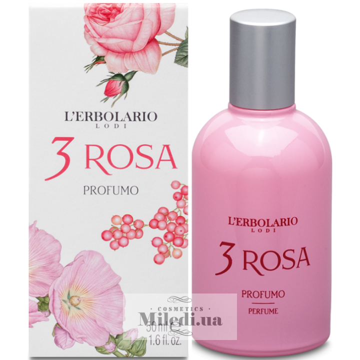 Парфюмированная вода L`Erbolario Три Розы, 50 мл