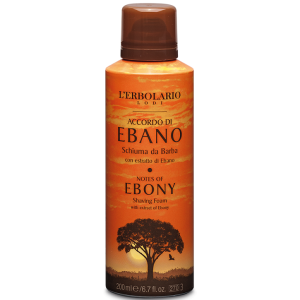 Пена для бритья Черное дерево L'Erbolario Schiuma da Barba Accordo di Ebano 200 мл