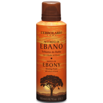 Пена для бритья Черное дерево L'Erbolario Schiuma da Barba Accordo di Ebano 200 мл