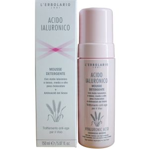 Пенка для умывания с гиалуроновой кислотой L'Erbolario Acido Ialuronico Mousse Detergente 150 мл