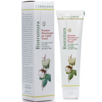 Шампунь для восстановления структуры окрашенных волос L`Erbolario Shampoo Ristrutturante per Capelli Trattati 150 мл