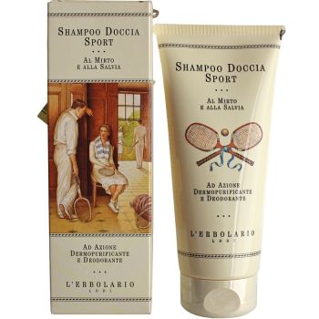 Шампунь-гель для душа Спорт L`Erbolario Shampoo Doccia Sport 200 мл