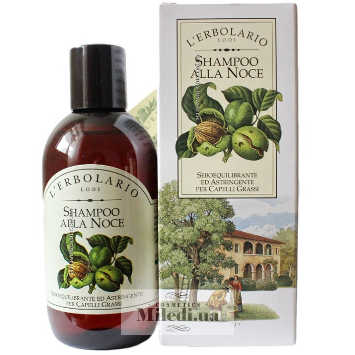 Шампунь для жирных волос L`Erbolario Грецкий орех, 200 мл