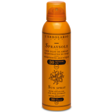 Спрей для засмаги з аргановою олією і екстрактом годжі L`Erbolario Spray Solare Corpo SPF30 150 мл