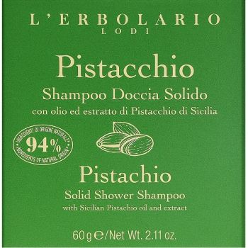 Твердий шампунь Фісташка L`Erbolario Shampoo Doccia Solido Pistacchio 60 г