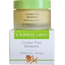 Крем зволожуючий з цмину і алое L`Erbolario Crema Viso idratante all`Elicriso e all`Aloe 50 мл