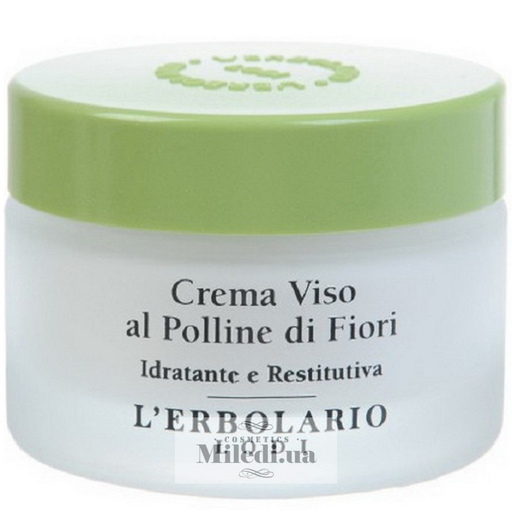 Крем L`Erbolario зволожуючий з квітковим пилком, 50 мл