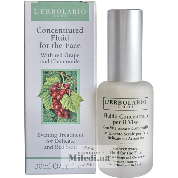 Концентрат жидкий L`Erbolario с черным виноградом и ромашкой, 30 мл