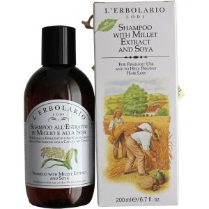 Шампунь на основе проса и сои, 200мл - L`Erbolario Shampoo all'Estratto di Miglio e alla Soja