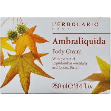 Ароматизований крем для тіла Амброве дерево L`Erbolario Ambraliquida Crema per il Corpo 250 мл