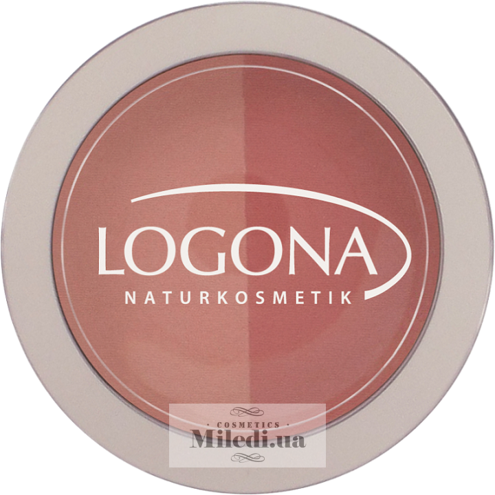 Органические двойные румяна Logona Rouge Duo Blush, 10 г