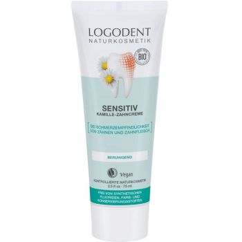 Зубна біо-паста для чутливих зубів Logona Sensitive Chamomile Toothpaste 75 мл