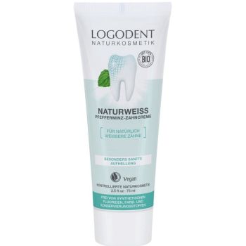 Зубная био-паста Отбеливающая Logona Natural White Toothpaste 75 мл