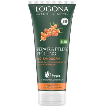 Био-кондиционер реконструктор для поврежденных волос Облепиха Logona Repair & Care Conditioner Organic Sea Buckthorn 200 мл