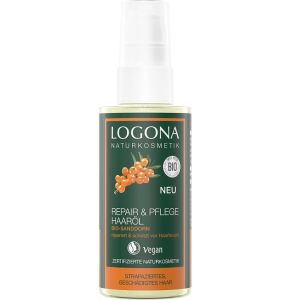 Био-масло реконструктор волос Облепиха Logona Repair & Care Hair Oil Organic Sea Buckthorn 75 мл