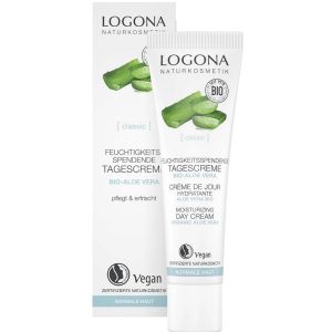 Био-крем дневной увлажняющий для нормальной кожи Алоэ Logona Classic Moisturizing Day Cream Aloe Vera 30 мл
