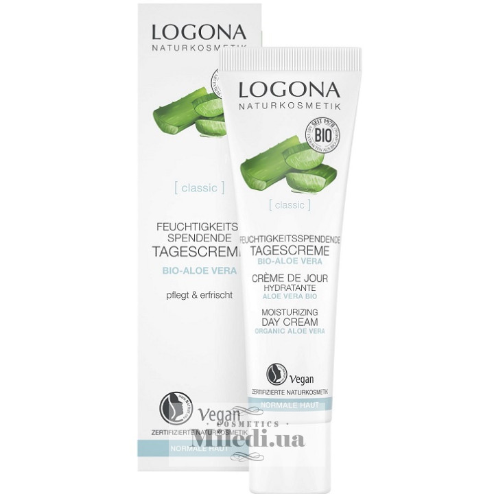 Био-крем Logona дневной увлажняющий для нормальной кожи «Алоэ», 30 мл
