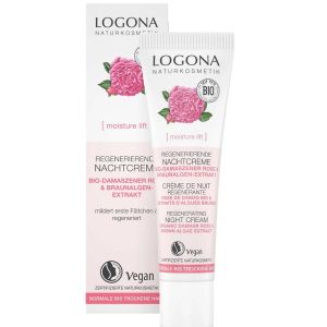 Био-крем ночной Активная регенерация для сухой кожи Роза Logona Moisture Lift Regenerating Night Cream 30 мл