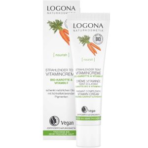 Био-крем витаминный увлажнение и упругость Морковь Logona Nourish Radiant Complexion Vitamin Cream 30 мл