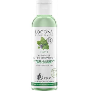 Био-тоник очищающий для нормальной и комбинированной кожи с мятой Logona Purify Clarifying Facial Toner 125 мл