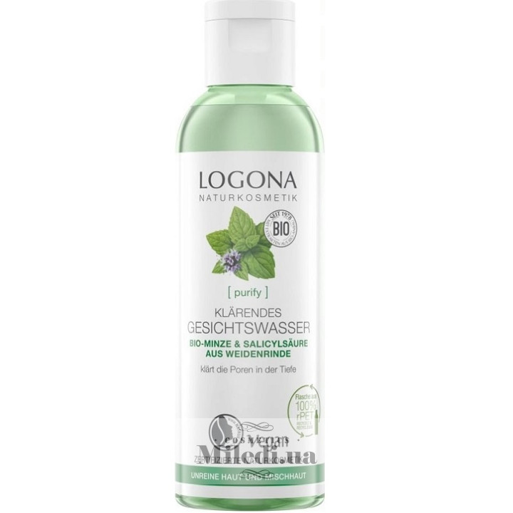 Био-тоник Logona для нормальной и комбинированной кожи с мятой, 125 мл