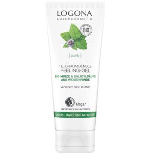 Био-гель эксфолиант для глубокого очищения лица Logona Purify Deep Cleansing Exfoliation Gel 100 мл