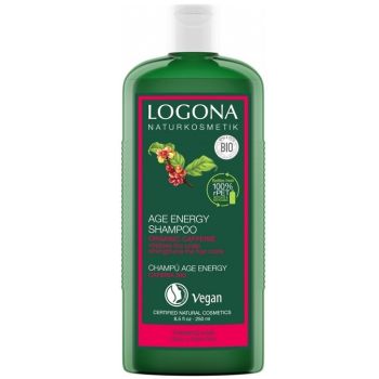 Біо-шампунь Зміцнення та зріст для волосся з віковими змінами з кофеїном Logona Hair Care Age Energy Shampoo 250 мл