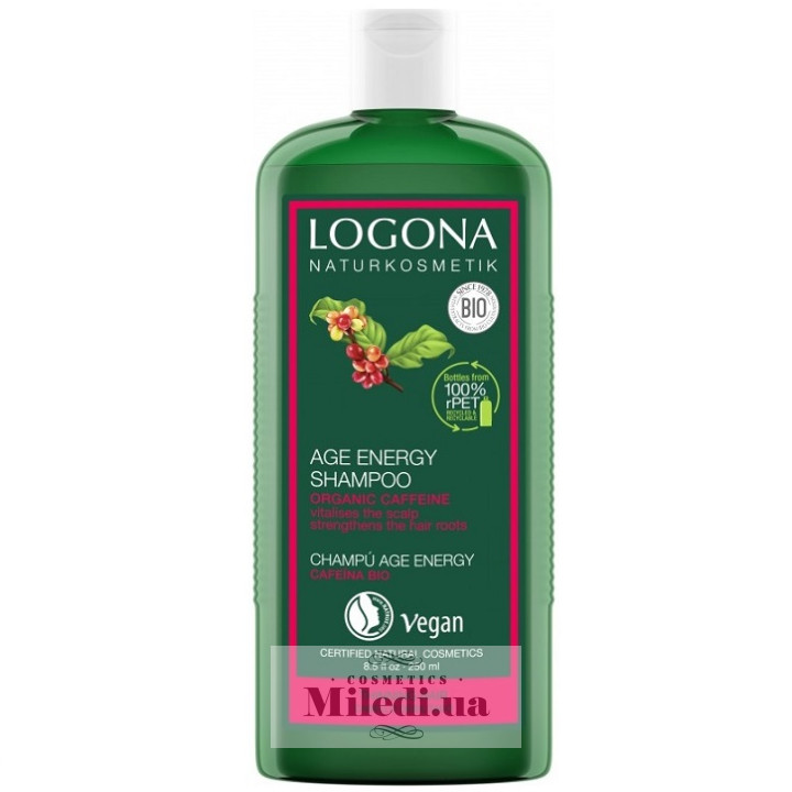 Био-шампунь Logona «Укрепление и рост» для волос с возрастными изменениями, 250 мл