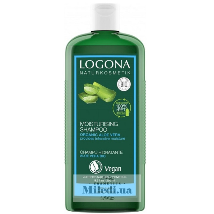 Біо-шампунь Logona «Зволоження та захист» з Алое, 250 мл