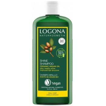 Био-шампунь Logona Блеск и восстановление поврежденных волос с аргановым маслом Hair Care Shine Shampoo Organic Argan Oil 250 мл