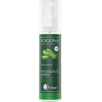 Зволожуючий біо-спрей Logona для термозахисту волосся з алое віра Moisturizing Heat Protection Spray Bio Aloe Vera 150 мл
