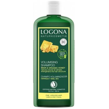 Біо-шампунь Logona для об'єму волосся Мед і пиво Hair Care Volume Shampoo Beer & Organic Honey 250 мл
