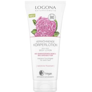 Био-лосьон для тела активный уход Роза и масло ши Logona Body Lotion Damask Rose & Shea Butter 200 мл