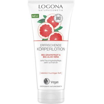 Био-лосьон для тела освежающий Грейпфрут и алоэ Logona Refreshing Body Lotion Grapefruit & Bio-Aloe 200 мл