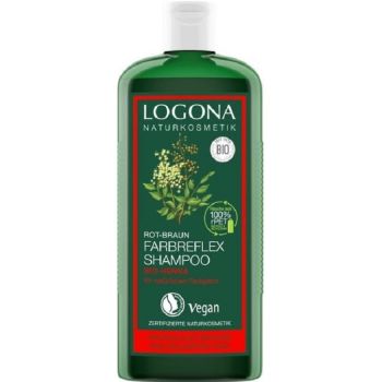 Био-шампунь Logona для окрашенных красно-коричневых волос Хна Colour Care Shampoo Organic Henna 250 мл