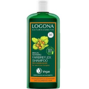 Био-шампунь Logona для окрашенных темно-коричневых волос Орех Colour Care Shampoo Organic Hazelnut 250 мл