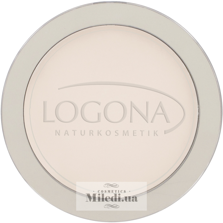 Био-пудра компактная Logona тон №01 светло бежевая, 10 г