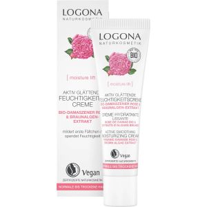 Био-крем дневной для сухой кожи Роза Logona Moisture Lift Active Smoothing Moisturizing Cream